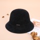 Fisherman hat simple elegant dome knitted hat for women