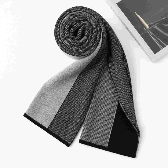 Men's business versatile soft warm scarf