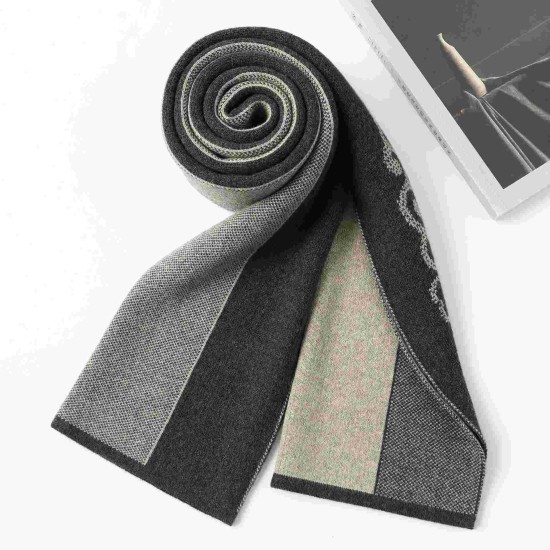 Men's business versatile soft warm scarf