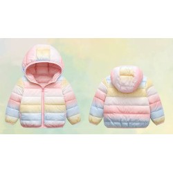 Children's Rainbow Warm Down Jacket