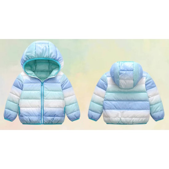 Children's Rainbow Warm Down Jacket