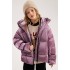 Girls' White Duck Down Glossy Down Jacket 2023 Winter New Style for Big Children