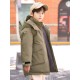 Boys' mid-length thickened winter down jacket