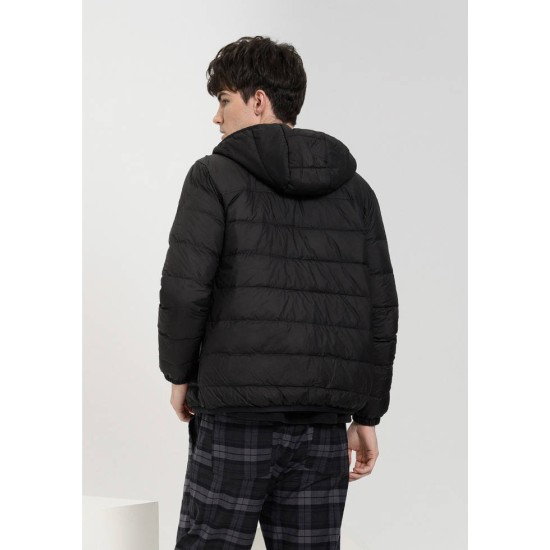 Autumn and winter men's hooded lightweight down jacket