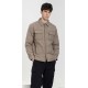 Men's new winter solid color simple, comfortable and warm lapel down jacket