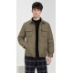 Men's new winter solid color simple, comfortable and warm lapel down jacket