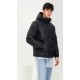 Winter white duck down jacket men's thickened warm jacket short hooded