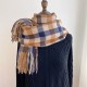 Versatile retro style checkerboard scarf