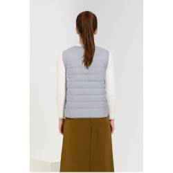 New down vest V-neck lightweight vest lining vest slim fit 90 white duck down women's