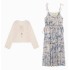 Holiday style floral halter dress idyllic seaside beach long dress women